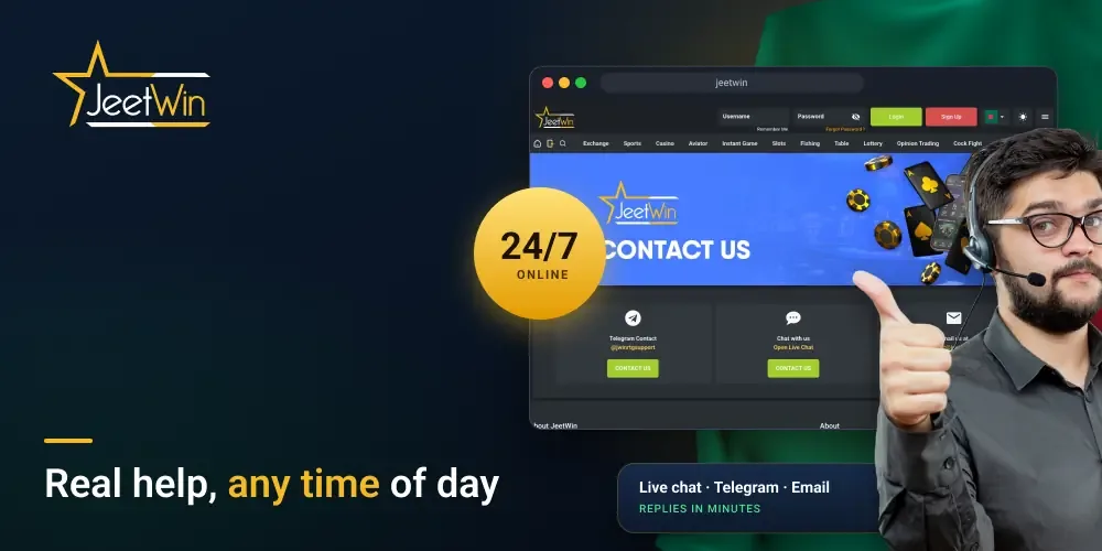 Customer Support 24/7 in Jeetwin Bangladesh
