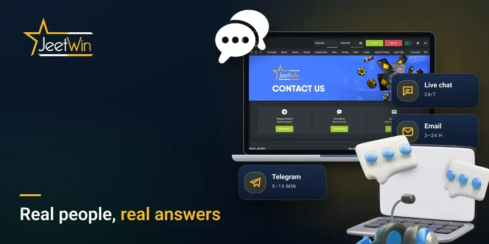 Jeetwin Customer Support 24/7 for Bengali Players