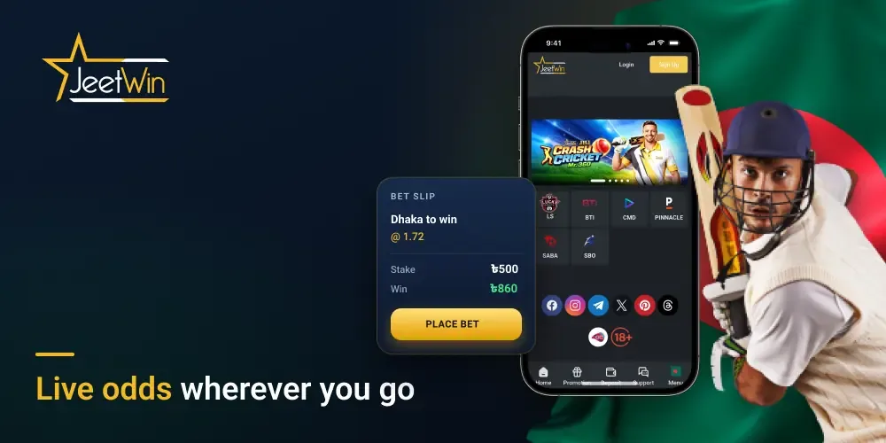 Jeetwin Sports Betting via Mobile App