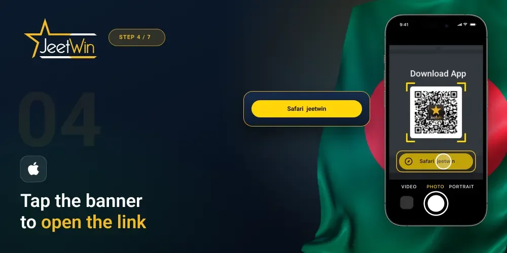 Tap and open the Jeetwin link