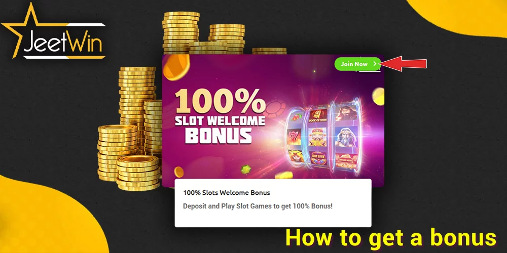 step-by-step instructions on how to get the bonus on JeetWin