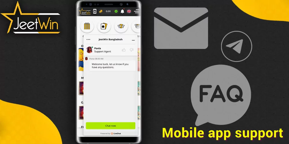 JeetWin Mobile app customer support
