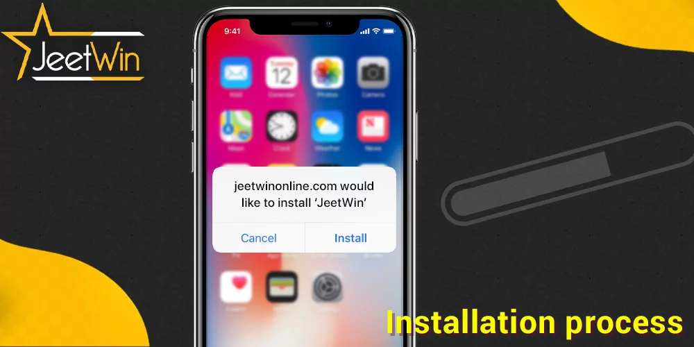 How to install JeetWin app on iPhone