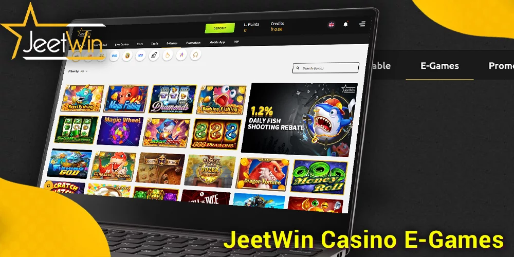 Play E-Games at JeetWin Bangladesh Casino