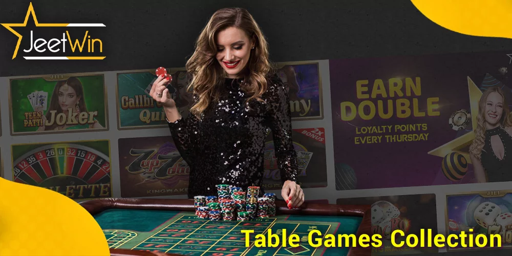 Play Table Games at JeetWin Casino