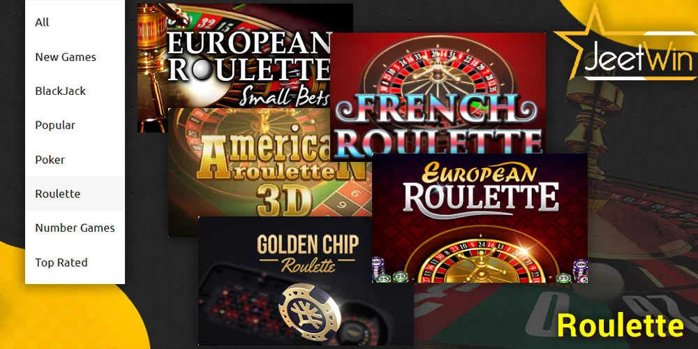 Roulette games at JeetWin