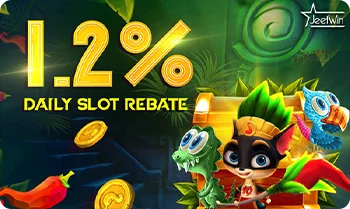 1.2% Daily Slot Rebate bonus at JeetWin