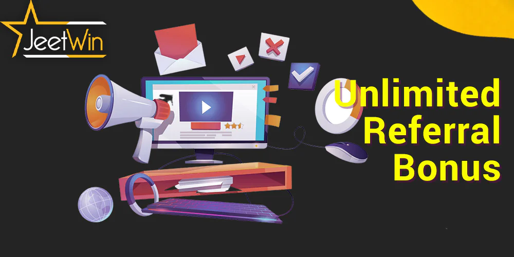 Unlimited Referral Bonus at JeetWin - get ৳300